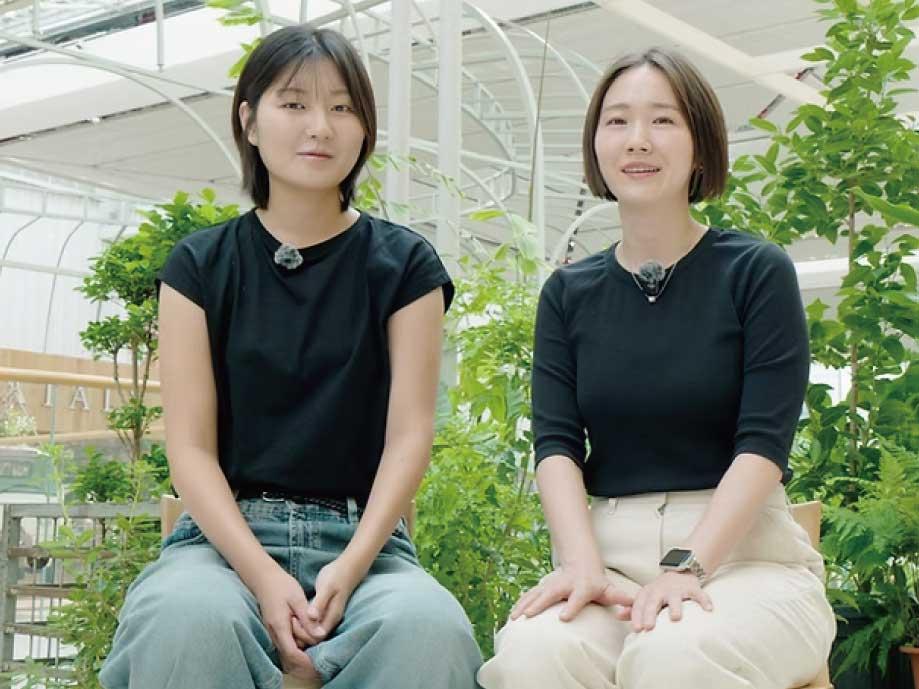 Kim Jeong-eun and Noh Hyun-jeong, VMDs at Hyundai Department Store Design Lab